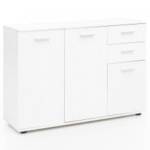 Kommode in Weiß - 107x35x79cm (LxBxH)