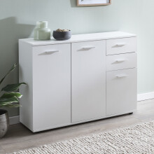 Kommode in Weiß - 107x35x79cm (LxBxH)