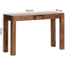 Konsolentisch in Braun - 120x40x70 (LxBxH)