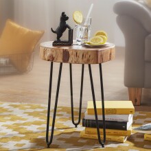 Beistelltisch in Braun - 35x35x45 (LxBxH)
