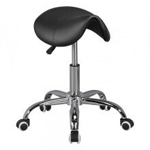 Arbeitshocker in Schwarz - 60x60x60cm (LxBxH)