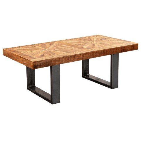 Couchtisch in Braun - 55x105x40 (LxBxH)