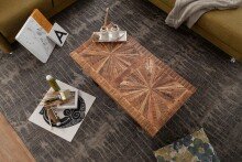 Couchtisch in Braun - 55x105x40 (LxBxH)