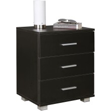 Nachtkonsole in Schwarz - 45x34x54 (LxBxH)