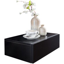 Nachtkonsole in Schwarz - 46x30x15cm (LxBxH)