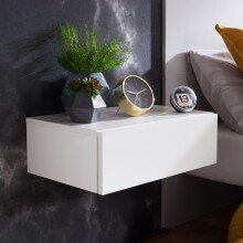 Nachtkonsole in Weiß - 46x30x15cm (LxBxH)