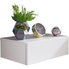 Nachtkonsole in Weiß - 46x30x15cm (LxBxH)
