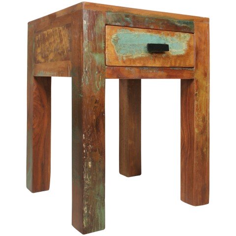 Nachttisch in Braun - 40x40x55cm (LxBxH)