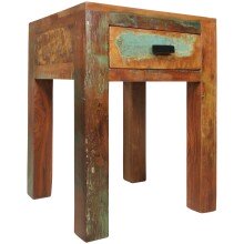 Nachttisch in Braun - 40x40x55cm (LxBxH)