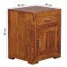Nachttisch in Braun - 50x40x60 (LxBxH)