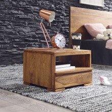 Nachttisch in Braun - 40x40x30 (LxBxH)