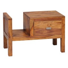 Nachttisch in Braun - 60x30x40 (LxBxH)