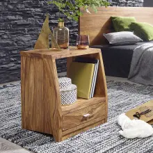 Nachttisch in Braun - 45x40x53 (LxBxH)
