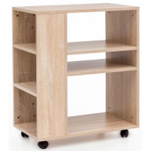 Regal iRegal in Sonoma-Eiche - 60x35x75cm (LxBxH)n Grau - 60x35x75cm (LxBxH)
