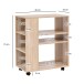 Regal iRegal in Sonoma-Eiche - 60x35x75cm (LxBxH)n Grau - 60x35x75cm (LxBxH)