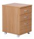 Rollcontainer in Braun - 40x45x60cm (LxBxH)