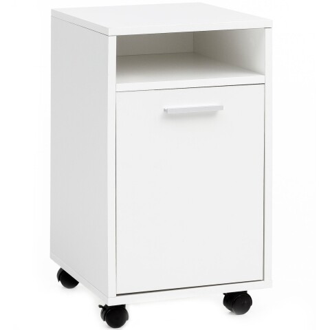 Rollcontainer in Weiß - 33x38x60cm (LxBxH)