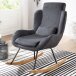Schaukelsessel in Schwarz - 75x88x110 (LxBxH)