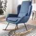 Schaukelsessel in Blau - 75x88x110 (LxBxH)