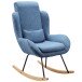 Schaukelsessel in Blau - 75x88x110 (LxBxH)