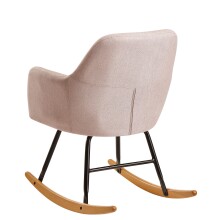 Schaukelsessel in Rosa - 70x71x76 (LxBxH)