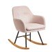 Schaukelsessel in Rosa - 70x71x76 (LxBxH)