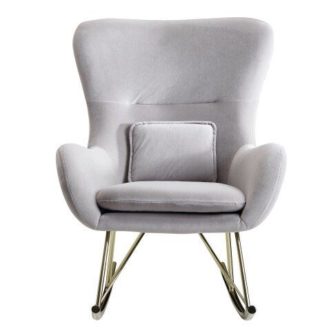 Schaukelsessel in Grau - 89x74x101 (LxBxH)