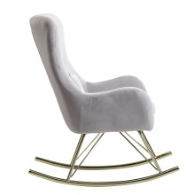 Schaukelsessel in Grau - 89x74x101 (LxBxH)