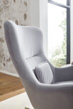 Schaukelsessel in Grau - 89x74x101 (LxBxH)