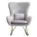 Schaukelsessel in Grau - 89x74x101 (LxBxH)