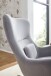 Schaukelsessel in Grau - 89x74x101 (LxBxH)