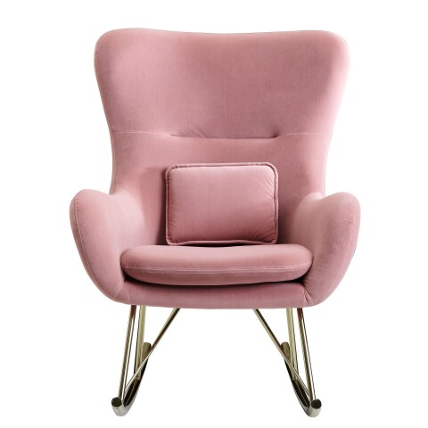 Schaukelsessel in Rosa - 89x74x101 (LxBxH)