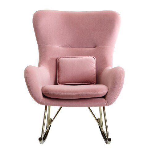 Schaukelsessel in Rosa - 89x74x101 (LxBxH)