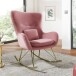 Schaukelsessel in Rosa - 89x74x101 (LxBxH)