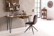 Schreibtisch in Braun - 60x130x76 (LxBxH)