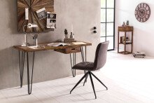 Schreibtisch in Braun - 60x130x76 (LxBxH)