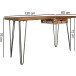 Schreibtisch in Braun - 60x130x76 (LxBxH)