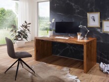 Schreibtisch in Braun - 100x200x76 (LxBxH)