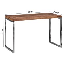 Schreibtisch in Braun - 60x120x76 (LxBxH)