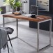 Schreibtisch in Braun - 60x120x76 (LxBxH)