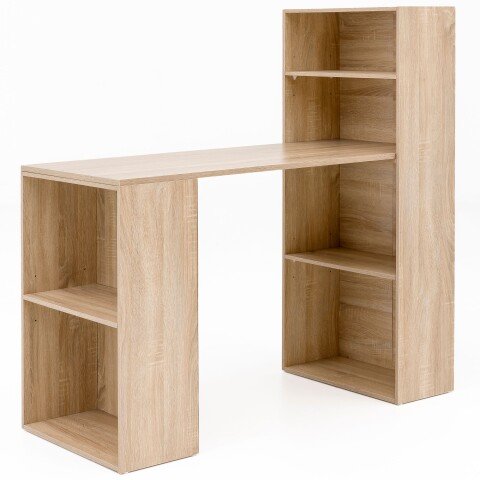 Schreibtisch in Grau - 53x120x120cm (LxBxH)