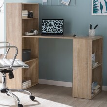 Schreibtisch in Grau - 53x120x120cm (LxBxH)