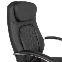 Schreibtischstuhl in Schwarz - 70x70x123cm (LxBxH)