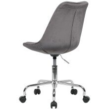 Schreibtischstuhl in Grau - 65x65x94 (LxBxH)