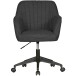 Schreibtischstuhl in Schwarz aus Bezug: Stoff Fußkreuz: Nylon - 65x65x90 (LxBxH)