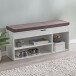 Schuhbank in Weiß - 104x32x51cm (LxBxH)