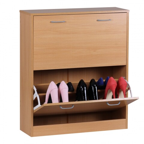 Schuhkipper in Braun - 75x24x87cm (LxBxH)