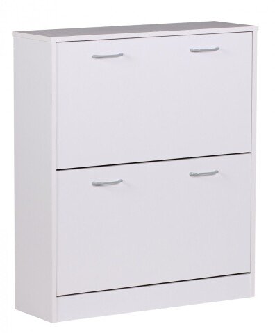 Schuhkipper in Weiß - 75x24x87cm (LxBxH)