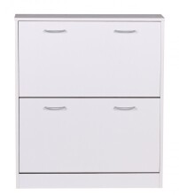 Schuhkipper in Weiß - 75x24x87cm (LxBxH)
