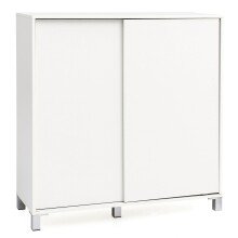 Schuhschrank in Weiß aus Flurschrank: MDF Beine:...